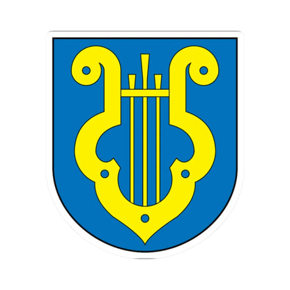 Klingenthal coat of arms (Germany) (Coat of Arms) STICKER Vinyl Kiss-Cut Decal 2 Inch White - The Sticker Space