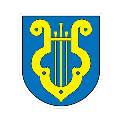 Klingenthal coat of arms (Germany) (Coat of Arms) STICKER Vinyl Kiss-Cut Decal 3 Inch White - The Sticker Space