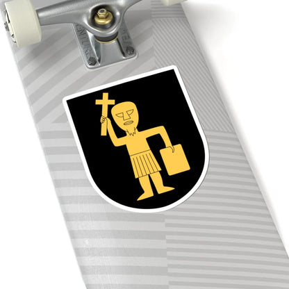 Kålland vapen (Sweden) (Coat of Arms) STICKER Vinyl Kiss-Cut Decal - The Sticker Space