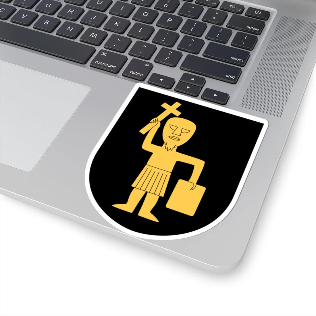 Kålland vapen (Sweden) (Coat of Arms) STICKER Vinyl Kiss-Cut Decal - The Sticker Space