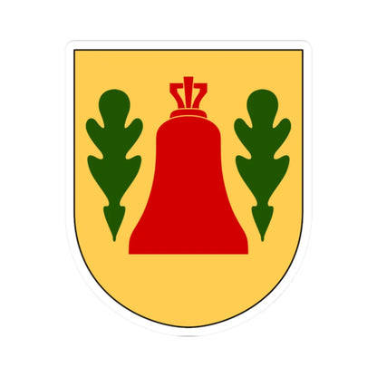 Klockrike församling vapen (Sweden) (Coat of Arms) STICKER Vinyl Kiss-Cut Decal 2 Inch White - The Sticker Space