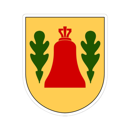 Klockrike församling vapen (Sweden) (Coat of Arms) STICKER Vinyl Kiss-Cut Decal 6 Inch White - The Sticker Space