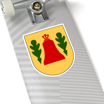 Klockrike församling vapen (Sweden) (Coat of Arms) STICKER Vinyl Kiss-Cut Decal - The Sticker Space