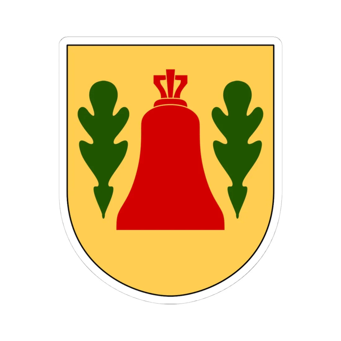 Klockrike församling vapen (Sweden) (Coat of Arms) STICKER Vinyl Kiss-Cut Decal - The Sticker Space