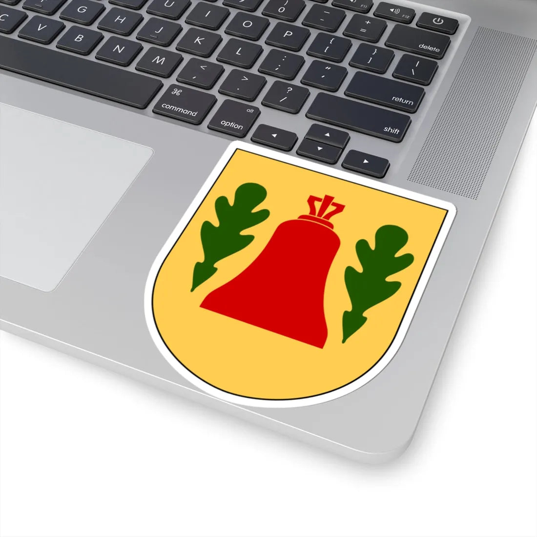Klockrike församling vapen (Sweden) (Coat of Arms) STICKER Vinyl Kiss-Cut Decal - The Sticker Space