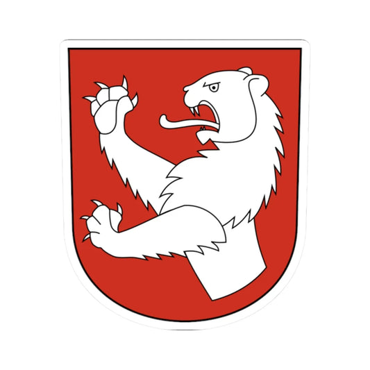 Kloten-blazon (Switzerland) (Coat of Arms) STICKER Vinyl Kiss-Cut Decal 2 Inch White - The Sticker Space