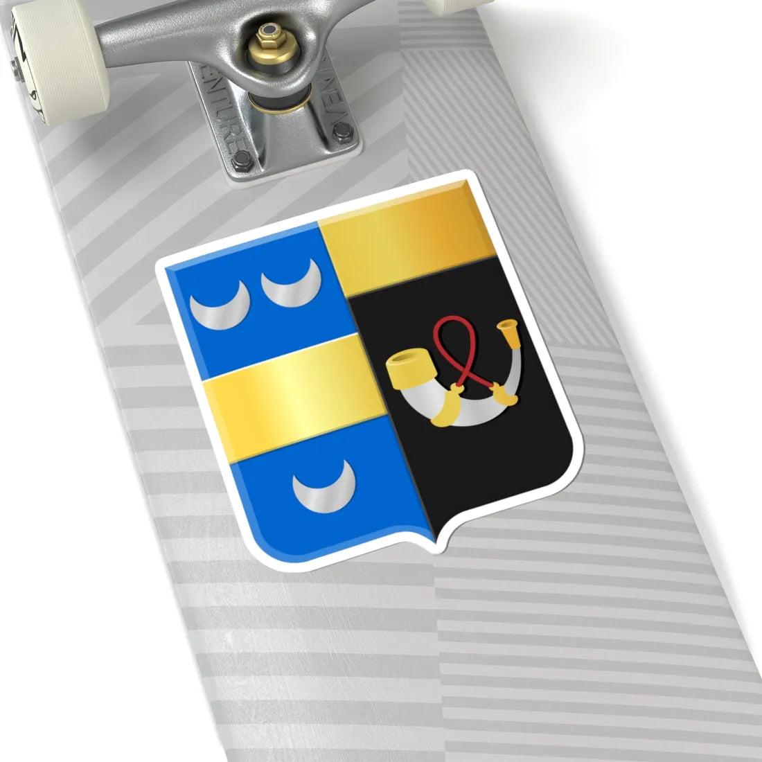 Kluisbergen wapen (Belgium) (Coat of Arms) STICKER Vinyl Kiss-Cut Decal - The Sticker Space