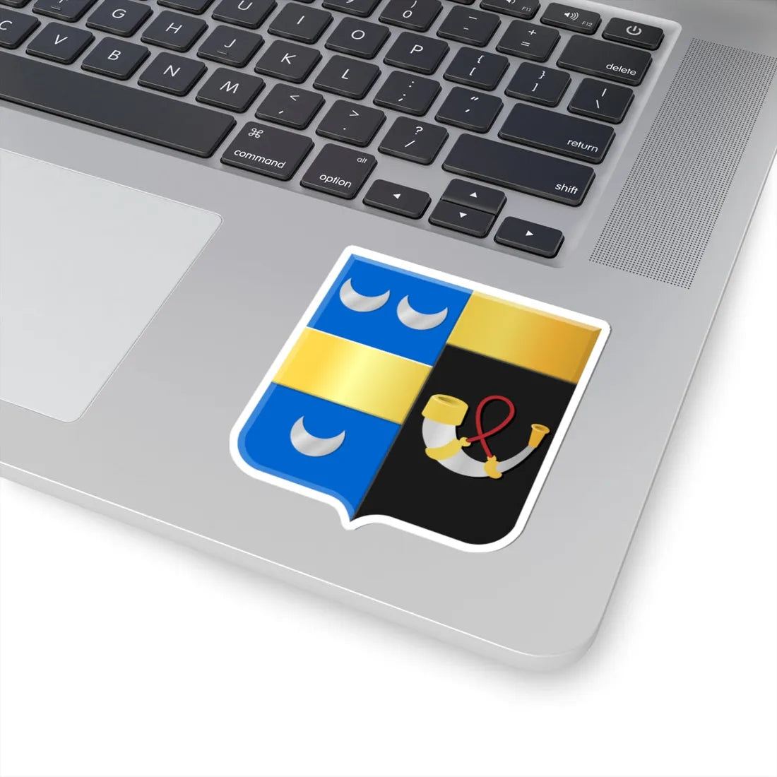 Kluisbergen wapen (Belgium) (Coat of Arms) STICKER Vinyl Kiss-Cut Decal - The Sticker Space