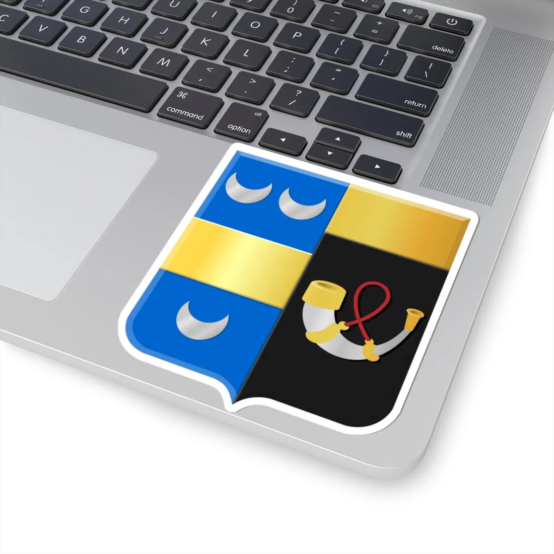 Kluisbergen wapen (Belgium) (Coat of Arms) STICKER Vinyl Kiss-Cut Decal - The Sticker Space