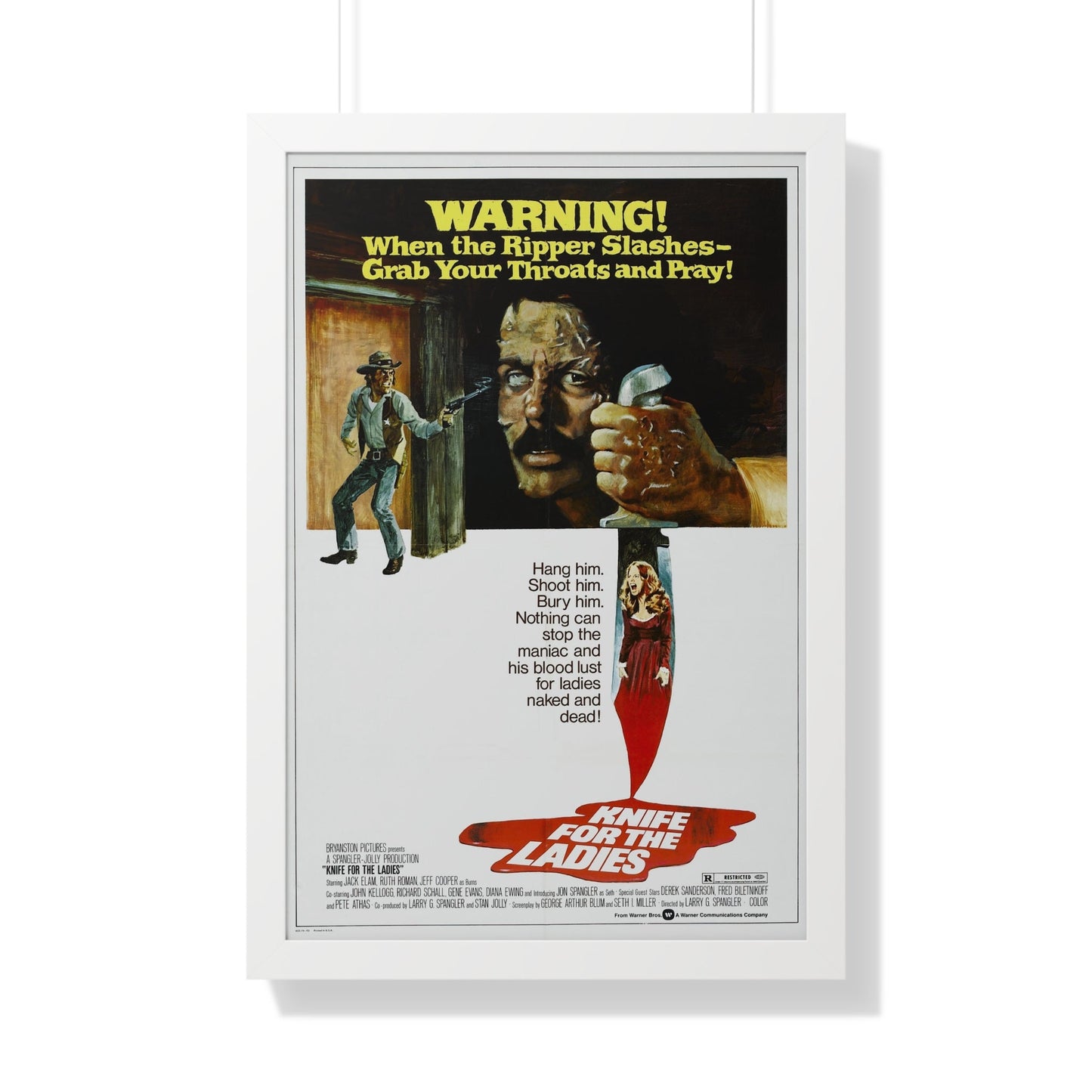 KNIFE FOR THE LADIES 1974 - Framed Movie Poster-20" x 30"-The Sticker Space