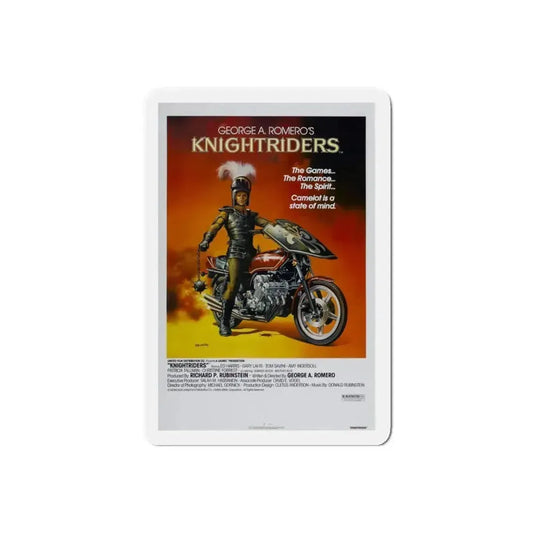 KNIGHTRIDERS 1981 Movie Poster - Refrigerator Magnet 6 Inch Die-Cut - The Sticker Space