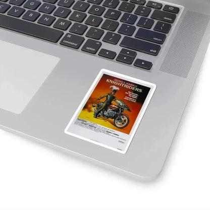 KNIGHTRIDERS 1981 Movie Poster - STICKER Vinyl Kiss-Cut Decal - The Sticker Space