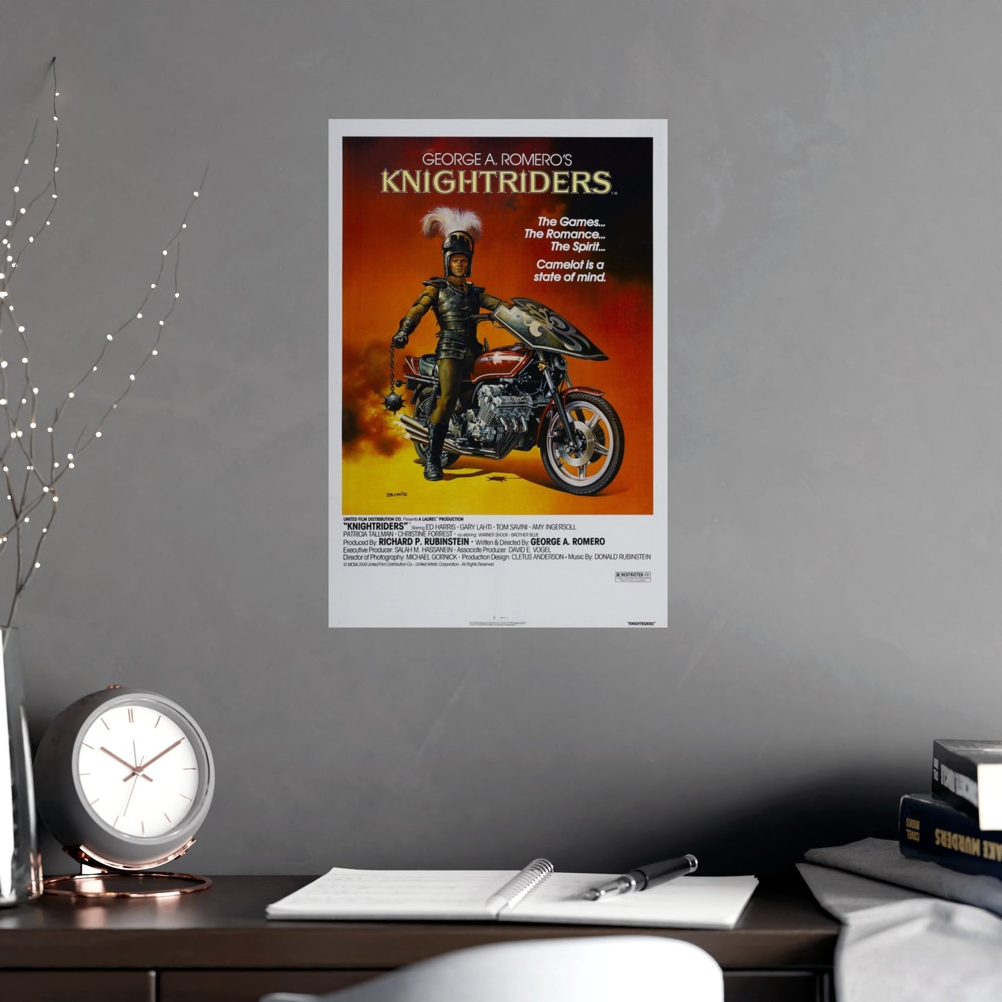 KNIGHTRIDERS 1981 - Paper Movie Poster-The Sticker Space