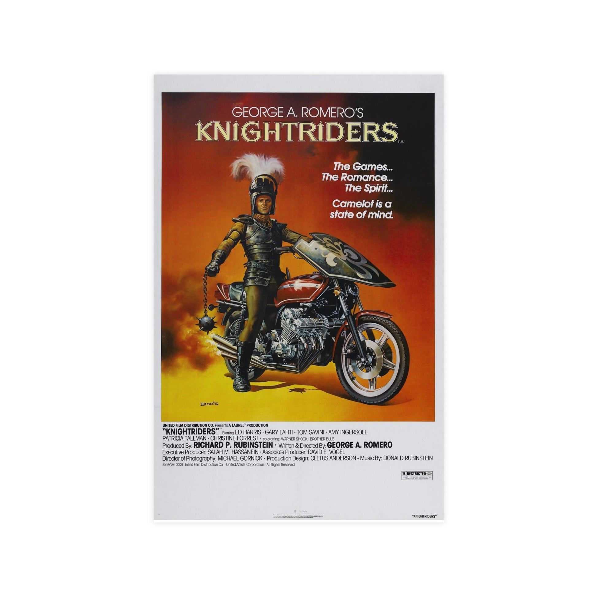 KNIGHTRIDERS 1981 - Paper Movie Poster-11″ x 17″ (Vertical)-The Sticker Space