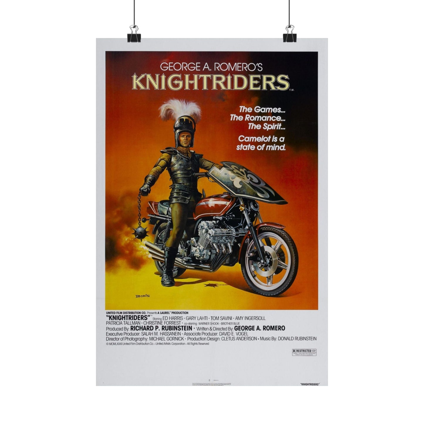 KNIGHTRIDERS 1981 - Paper Movie Poster-12″ x 18″-The Sticker Space