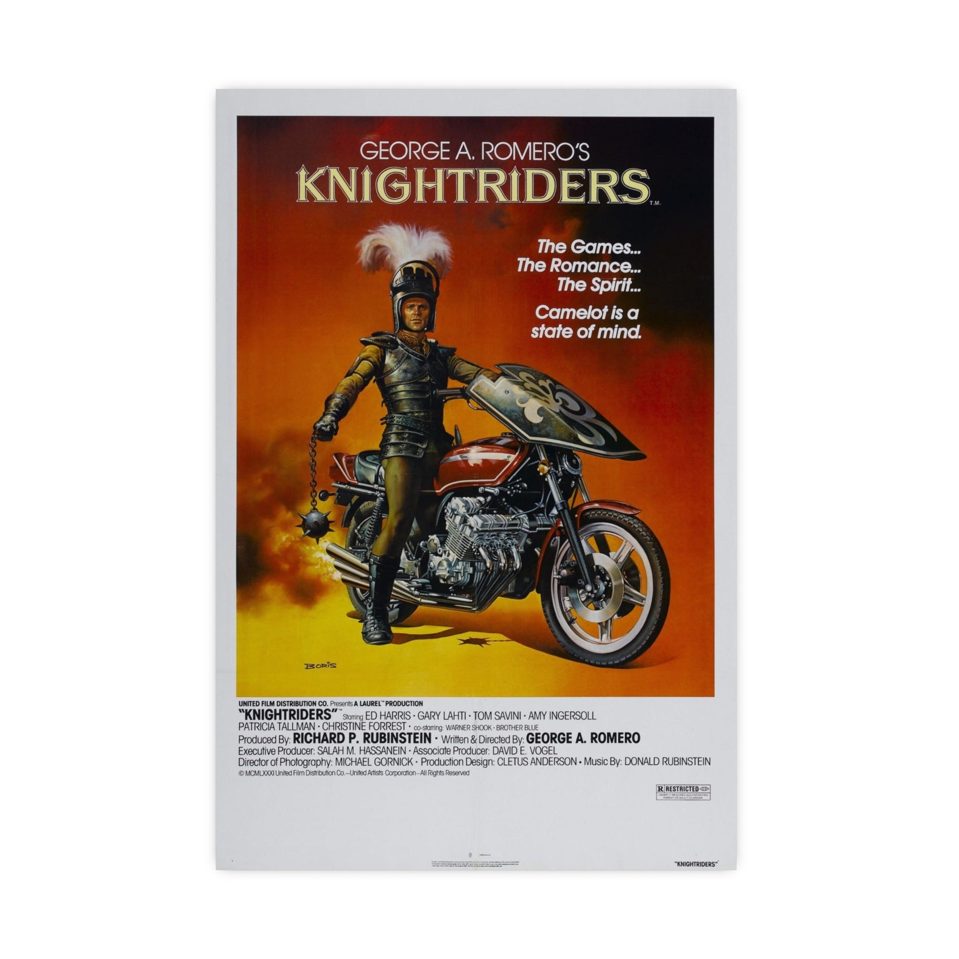 KNIGHTRIDERS 1981 - Paper Movie Poster-16″ x 24″ (Vertical)-The Sticker Space
