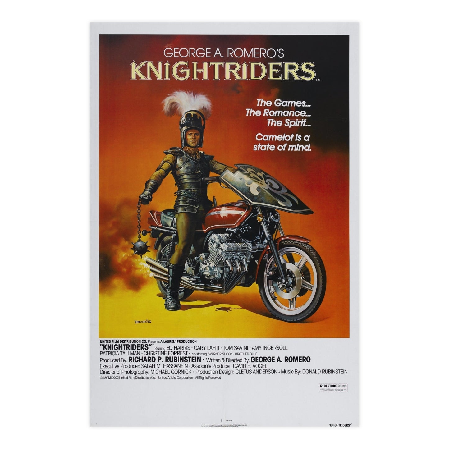 KNIGHTRIDERS 1981 - Paper Movie Poster-24″ x 36″ (Vertical)-The Sticker Space