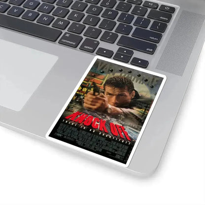 Knock Off 1998 Movie Poster - STICKER Vinyl Kiss-Cut Decal - The Sticker Space