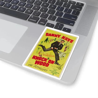 Knock on Wood 1954 Movie Poster - STICKER Vinyl Kiss-Cut Decal - The Sticker Space