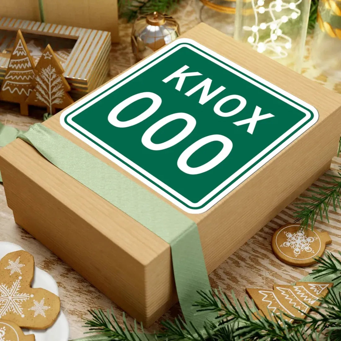 Knox Township Jefferson County Ohio route shield template (Ohio) (Road Sign) STICKER Vinyl Kiss-Cut Decal - The Sticker Space