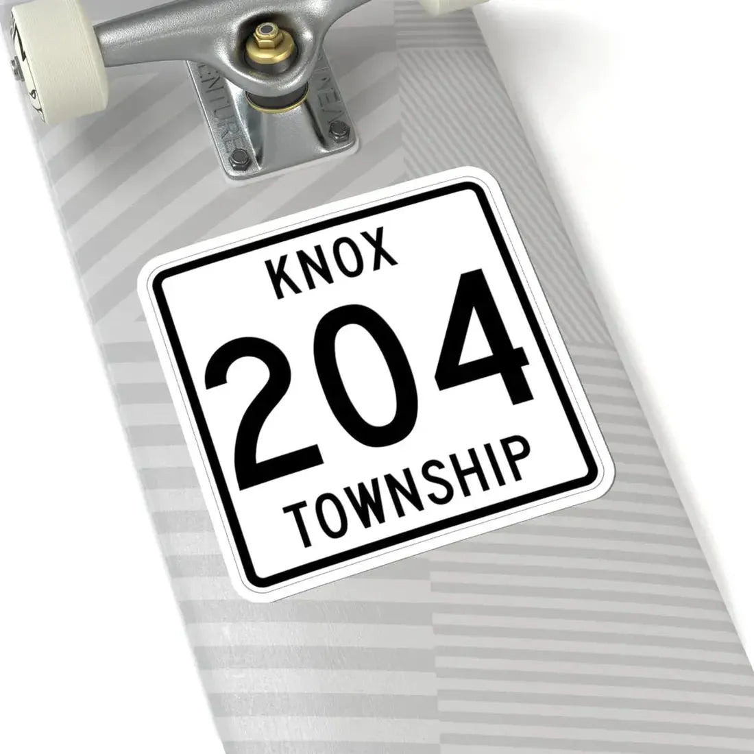 Knox Township Route 204 Holmes County Ohio (Ohio) (Road Sign) STICKER Vinyl Kiss-Cut Decal - The Sticker Space