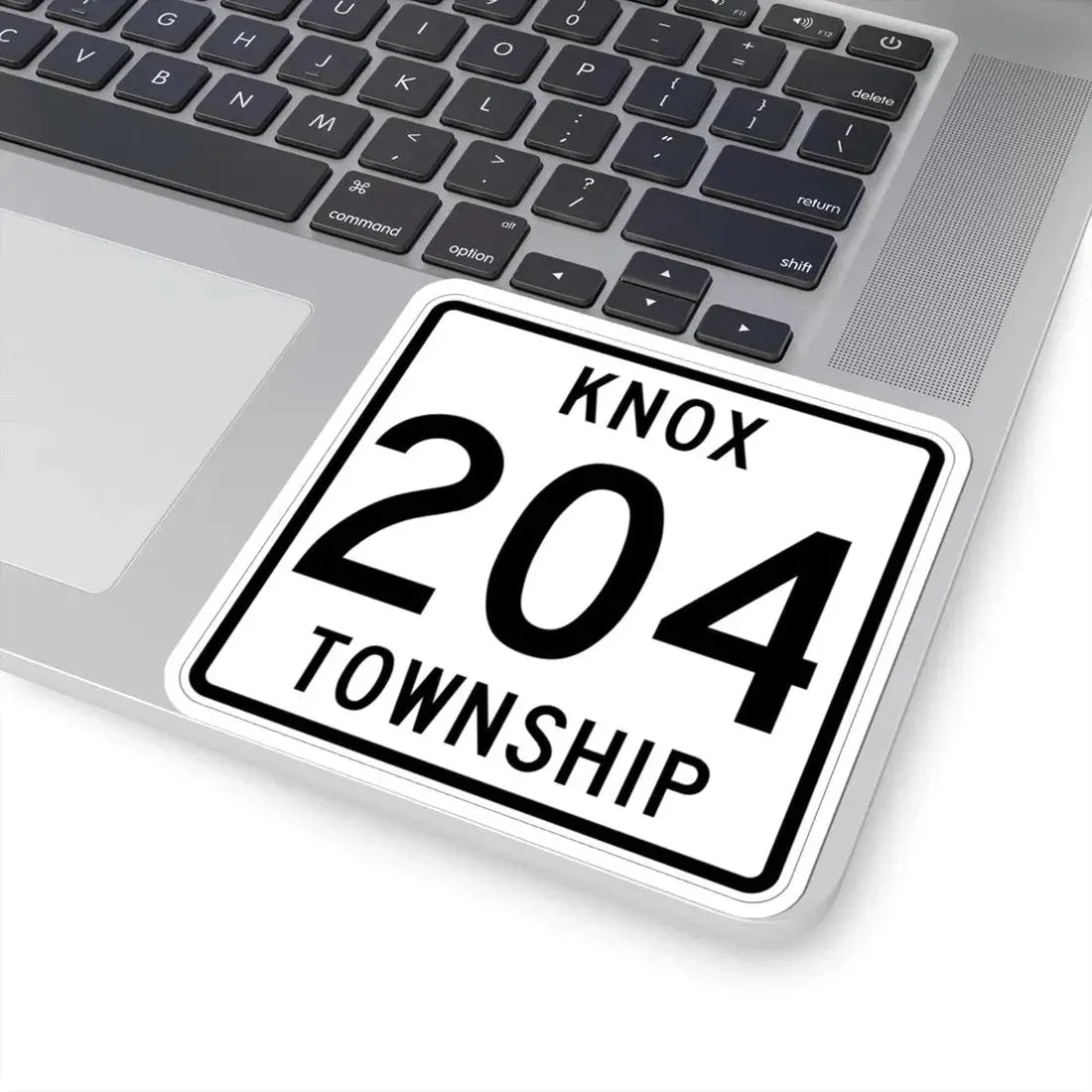 Knox Township Route 204 Holmes County Ohio (Ohio) (Road Sign) STICKER Vinyl Kiss-Cut Decal - The Sticker Space