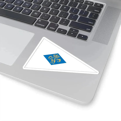 KNZRV burgee (Netherlands) STICKER Vinyl Kiss-Cut Decal - The Sticker Space