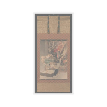 Kobayashi Kiyochika - The Fury of Monk Raigō - ca. 1900 v3 - STICKER Vinyl Kiss-Cut Decal