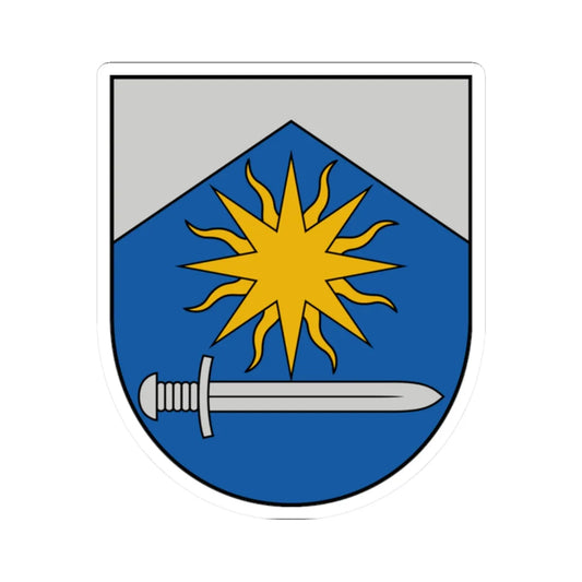 Kocēnu novads COA (Latvia) (Coat of Arms) STICKER Vinyl Kiss-Cut Decal 2 Inch White - The Sticker Space