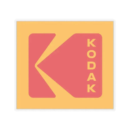 Kodak (Eastman Kodak Company) (Logo) STICKER Vinyl Kiss-Cut Decal 2 Inch Transparent - The Sticker Space