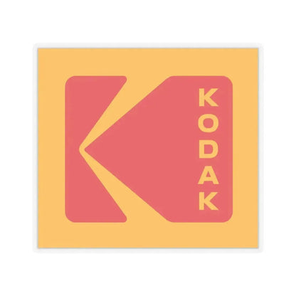 Kodak (Eastman Kodak Company) (Logo) STICKER Vinyl Kiss-Cut Decal 4 Inch Transparent - The Sticker Space