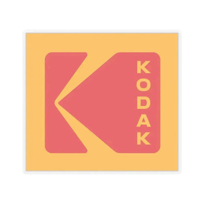 Kodak (Eastman Kodak Company) (Logo) STICKER Vinyl Kiss-Cut Decal 6 Inch Transparent - The Sticker Space