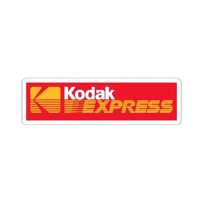 Kodak Express (Logo) STICKER Vinyl Kiss-Cut Decal 6 Inch White - The Sticker Space
