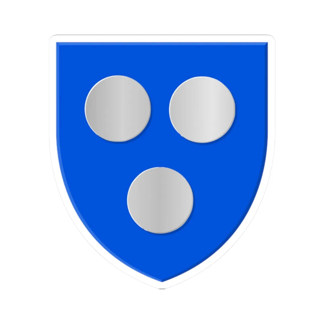 Koekelare wapen (Belgium) (Coat of Arms) STICKER Vinyl Kiss-Cut Decal 2 Inch White - The Sticker Space