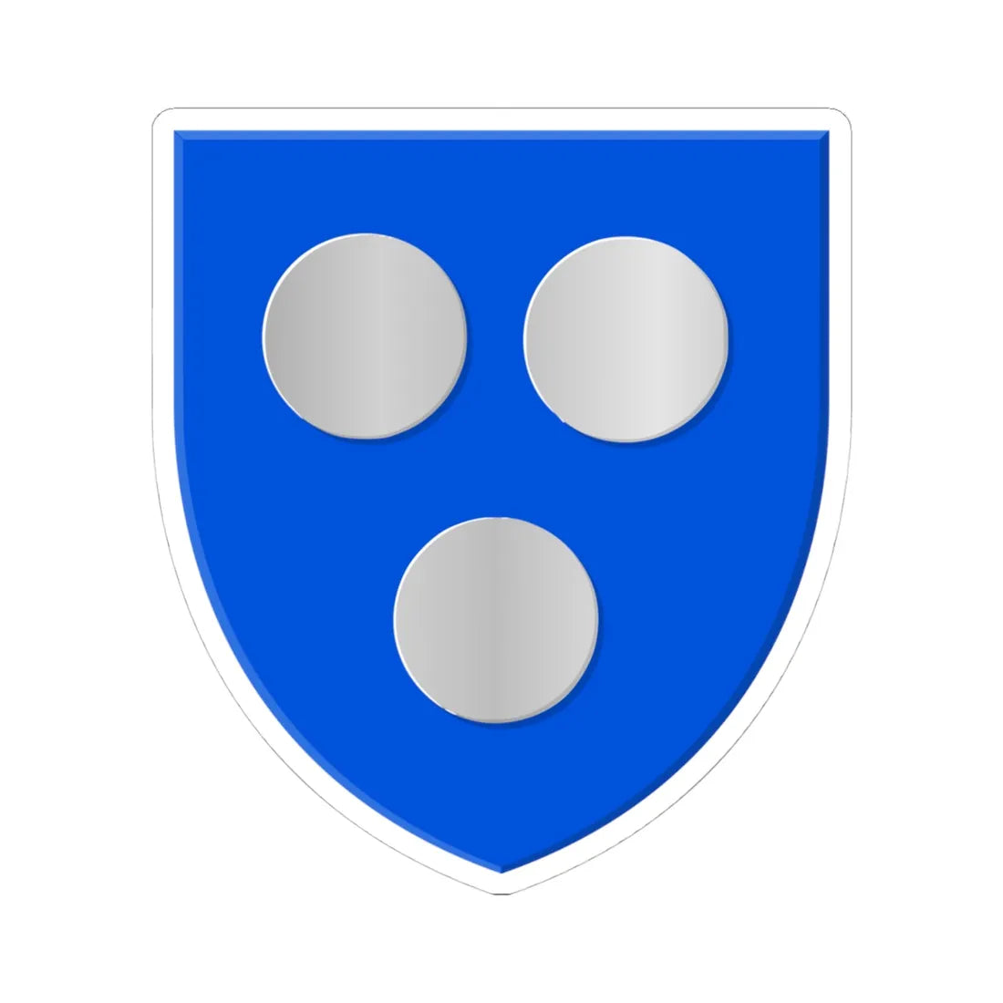 Koekelare wapen (Belgium) (Coat of Arms) STICKER Vinyl Kiss-Cut Decal 4 Inch White - The Sticker Space