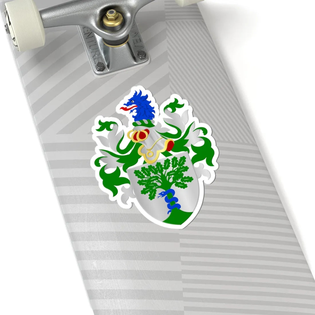 Koekelberg wapen (Belgium) (Coat of Arms) STICKER Vinyl Kiss-Cut Decal - The Sticker Space