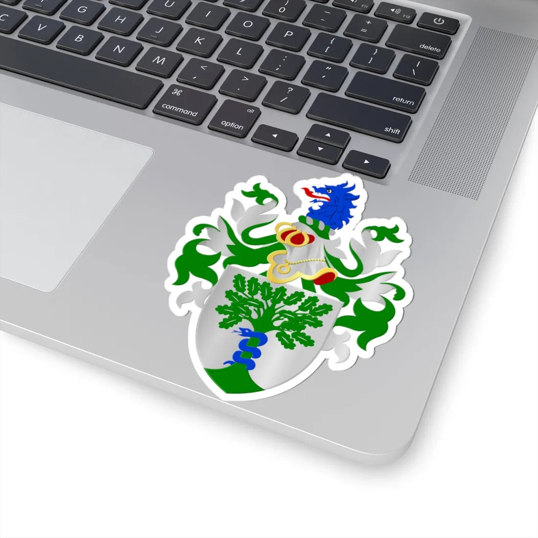 Koekelberg wapen (Belgium) (Coat of Arms) STICKER Vinyl Kiss-Cut Decal - The Sticker Space