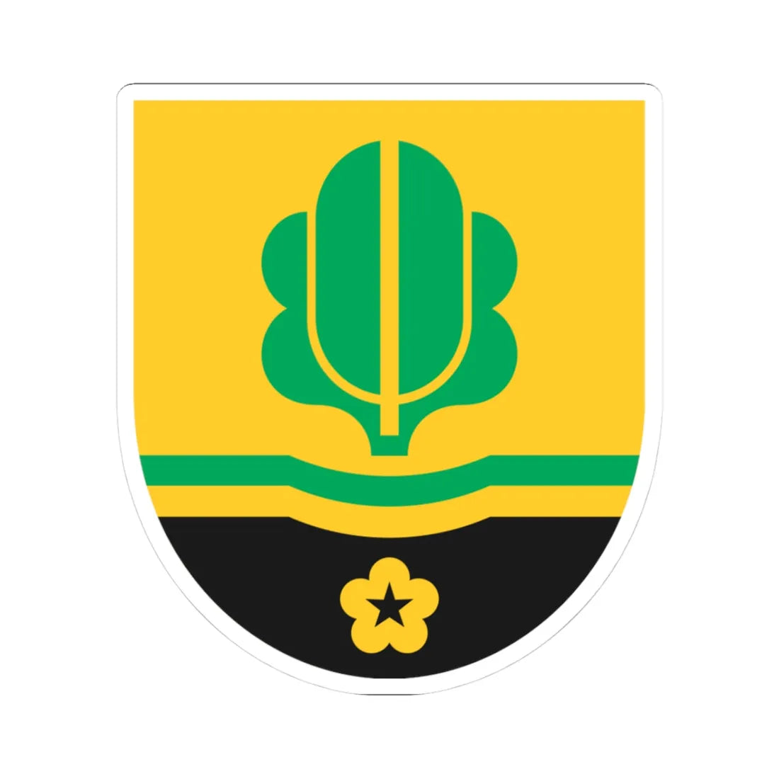 Kohila valla vapp (Estonia) (Coat of Arms) STICKER Vinyl Kiss-Cut Decal - The Sticker Space