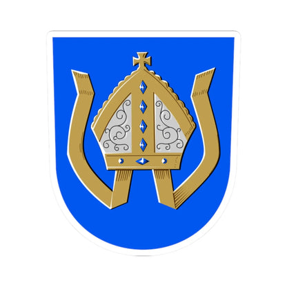 Kokemäki.vaakuna (Finland) (Coat of Arms) STICKER Vinyl Kiss-Cut Decal 2 Inch White - The Sticker Space