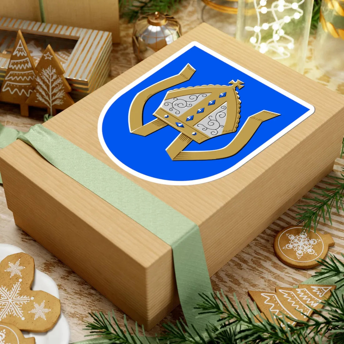 Kokemäki.vaakuna (Finland) (Coat of Arms) STICKER Vinyl Kiss-Cut Decal - The Sticker Space