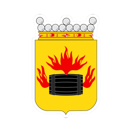 Kokkola.vaakuna (Finland) (Coat of Arms) STICKER Vinyl Kiss-Cut Decal 2 Inch White - The Sticker Space