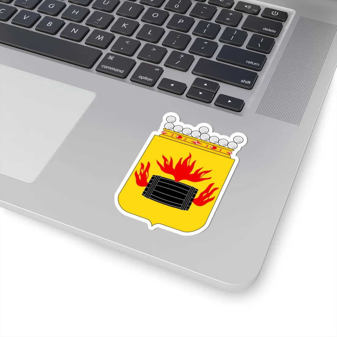 Kokkola.vaakuna (Finland) (Coat of Arms) STICKER Vinyl Kiss-Cut Decal - The Sticker Space