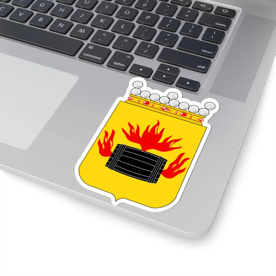 Kokkola.vaakuna (Finland) (Coat of Arms) STICKER Vinyl Kiss-Cut Decal - The Sticker Space