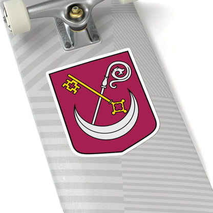 Kokneses pagasts COA (Latvia) (Coat of Arms) STICKER Vinyl Kiss-Cut Decal - The Sticker Space