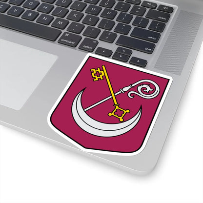 Kokneses pagasts COA (Latvia) (Coat of Arms) STICKER Vinyl Kiss-Cut Decal - The Sticker Space