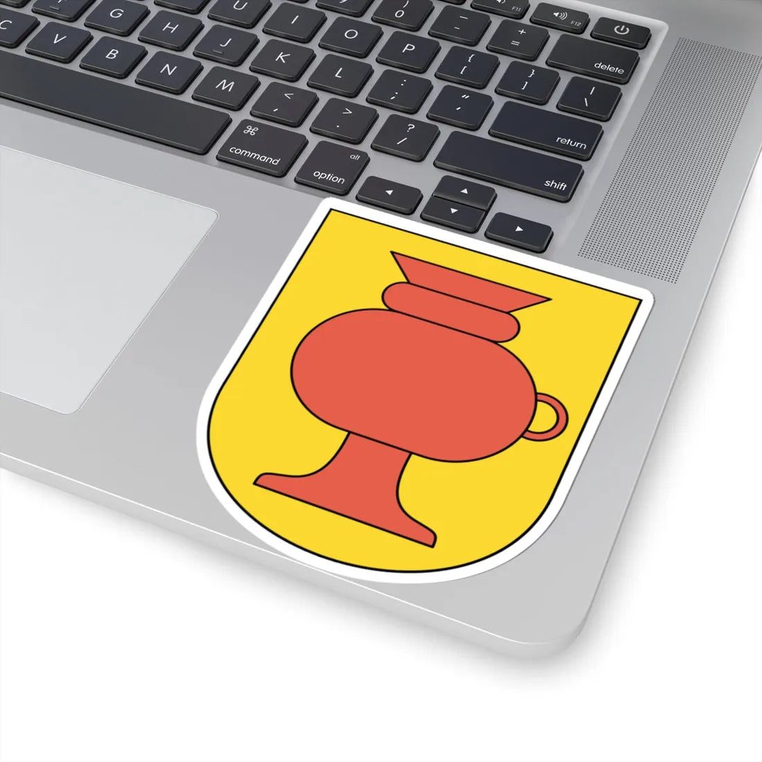 Kollbrunn coat of arms (Switzerland) (Coat of Arms) STICKER Vinyl Kiss-Cut Decal - The Sticker Space