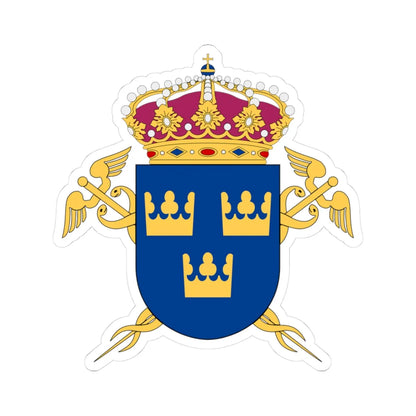 Kommerskollegium vapen (Sweden) (Coat of Arms) STICKER Vinyl Kiss-Cut Decal - The Sticker Space