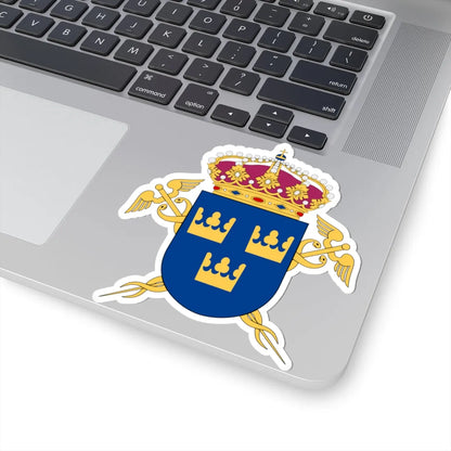 Kommerskollegium vapen (Sweden) (Coat of Arms) STICKER Vinyl Kiss-Cut Decal - The Sticker Space