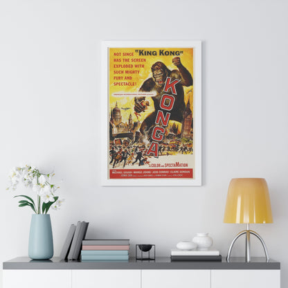 KONGA 1961 - Framed Movie Poster-The Sticker Space