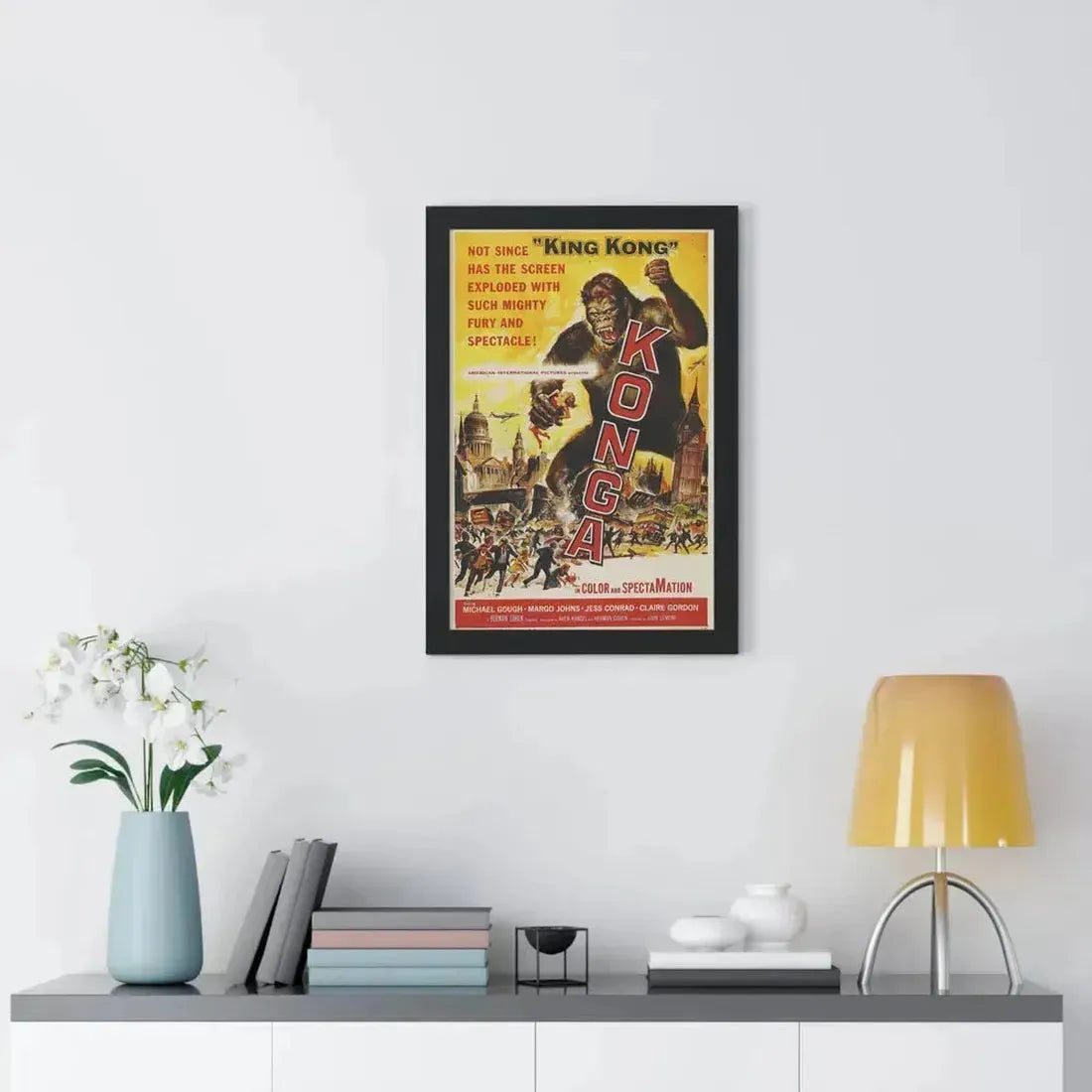 KONGA 1961 - Framed Movie Poster - The Sticker Space